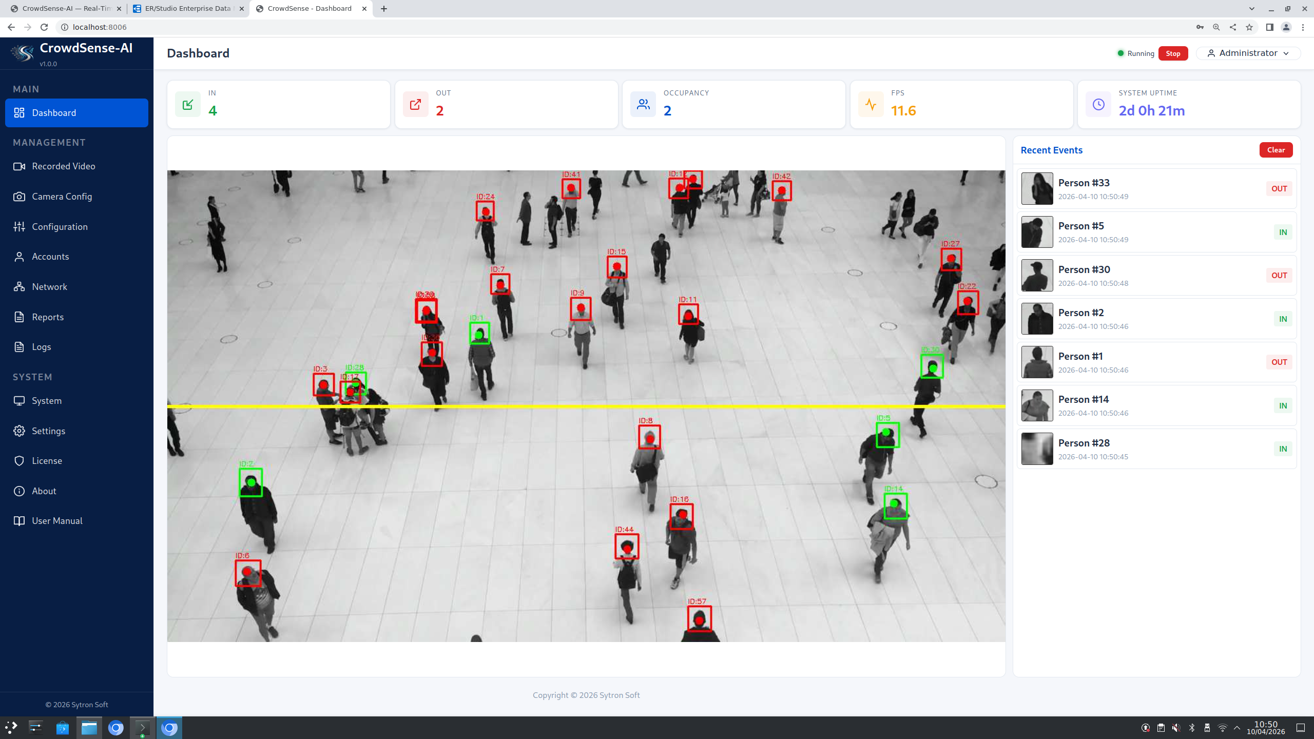 CrowdSense-AI Dashboard